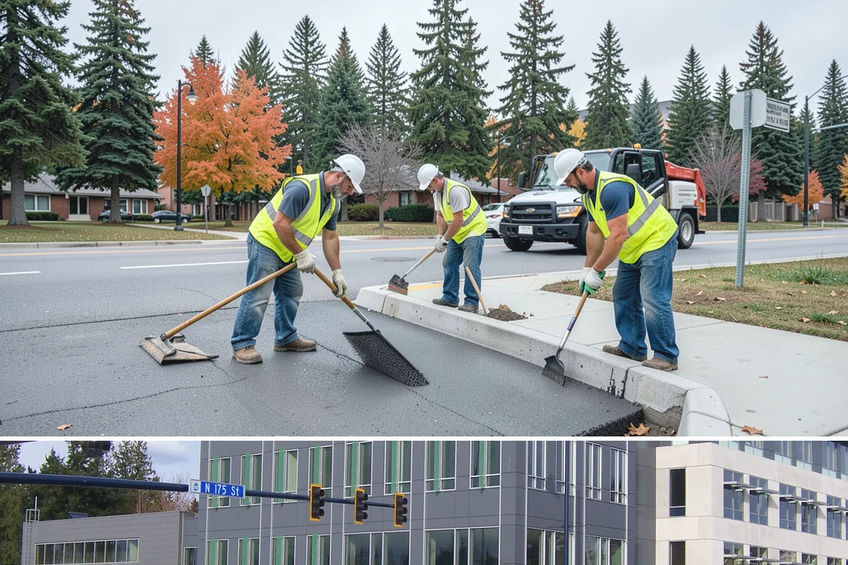 Pothole Repair in Shoreline, King County, WA - Repair volume spikes in late winter and early spring as freeze-thaw and saturation open new failures.