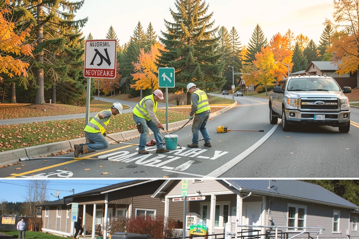 Pothole Repair in South Prairie, Pierce County, WA - Repair volume spikes in late winter and early spring as freeze-thaw and saturation open new failures.