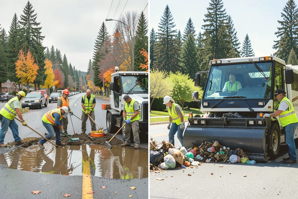 Pothole Repair in Stanwood, Snohomish County, WA - Locate and prioritize failures by severity