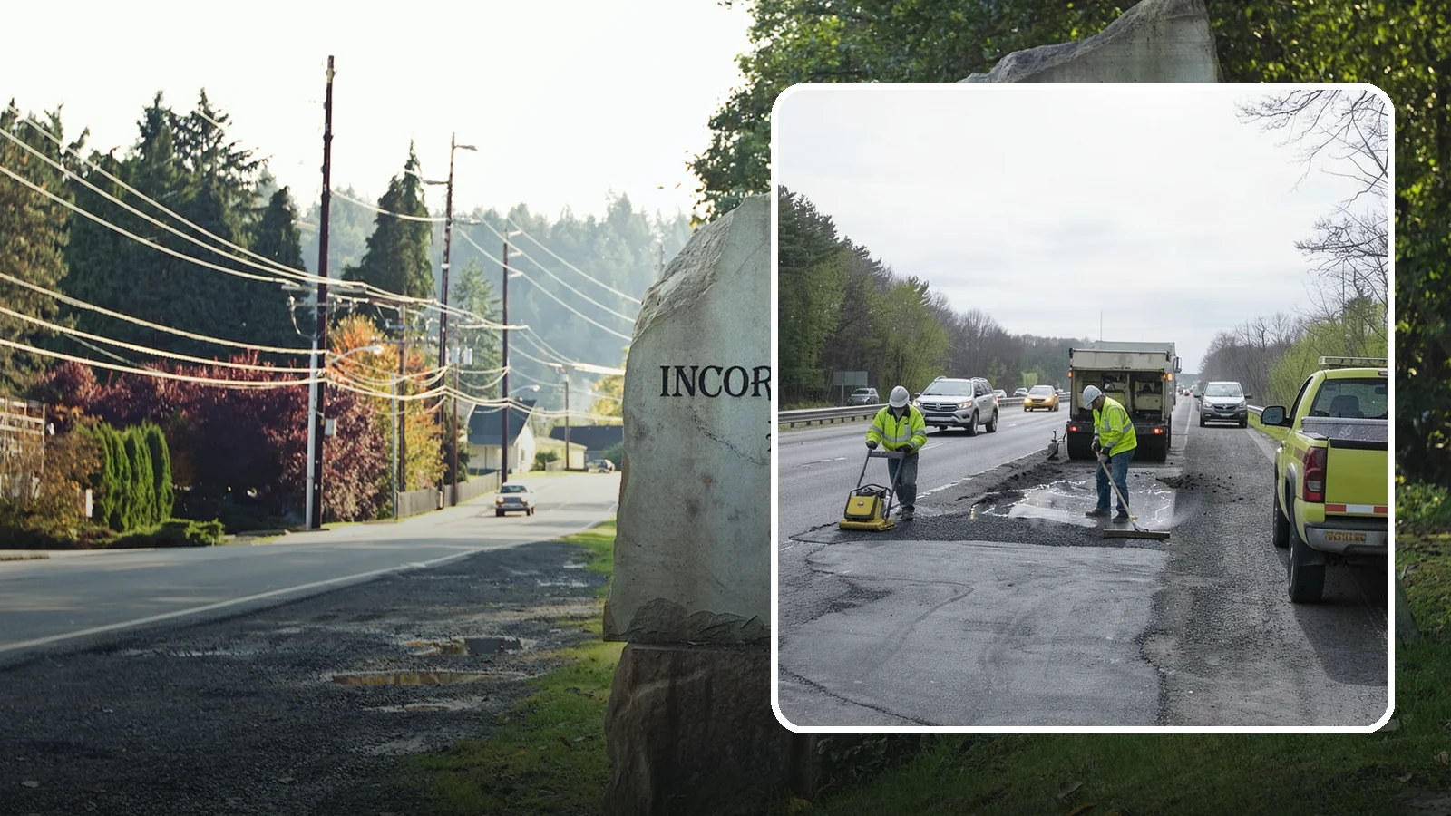 Pothole Repair in Wilkeson, Pierce County, WA - Prompt pothole patching restores safe pavement and limits agency liability on public roads.