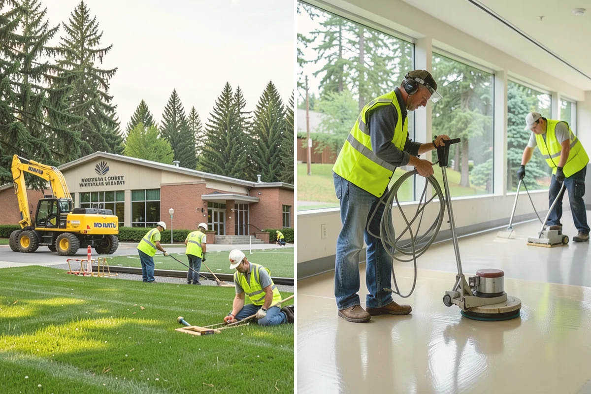 Poured-in-Place Surfacing in Algona, King County, WA - Prepare and compact the sub-base and confirm drainage