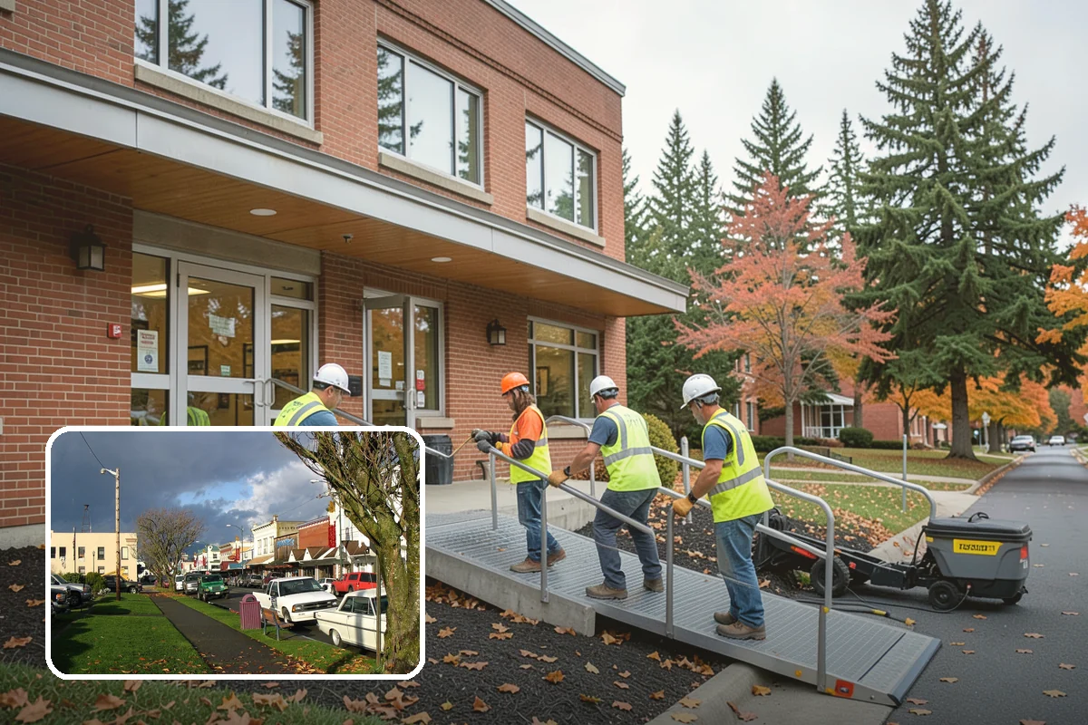 Poured-in-Place Surfacing in Arlington, Snohomish County, WA - Provides ADA-accessible, wheelchair-firm play surfacing