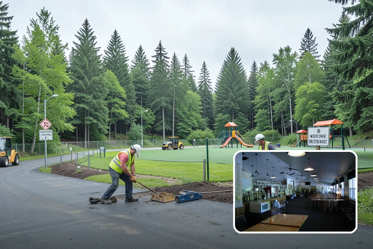 Poured-in-Place Surfacing in Black Diamond, King County, WA - Provides ADA-accessible, wheelchair-firm play surfacing