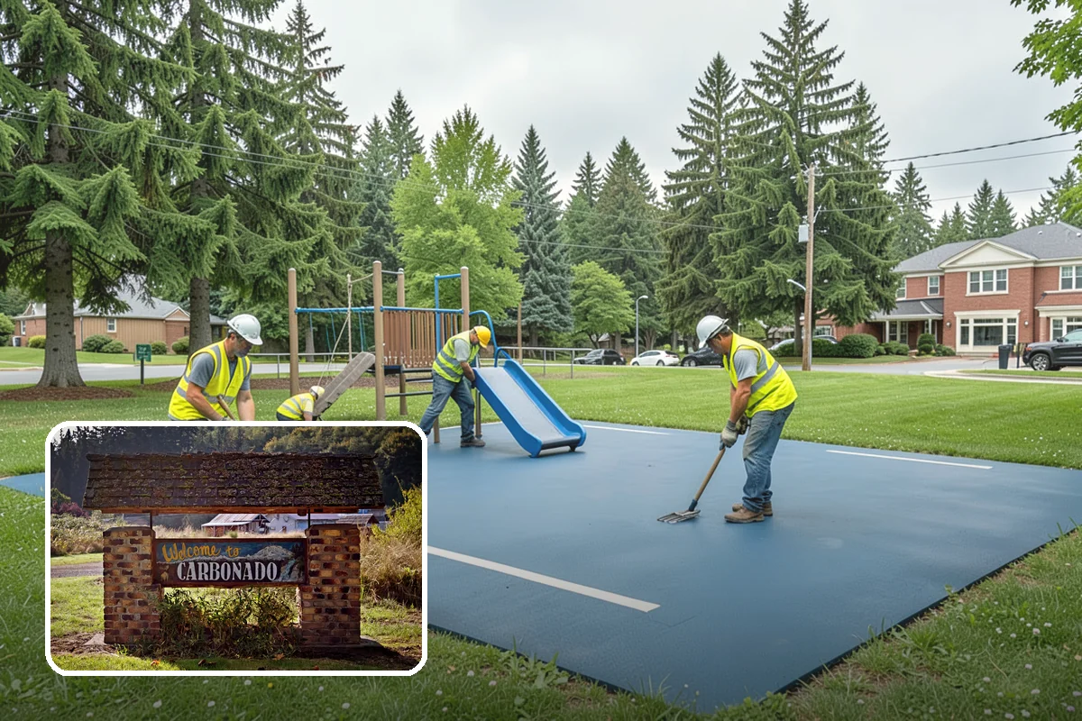 Poured-in-Place Surfacing in Carbonado, Pierce County, WA - Provides ADA-accessible, wheelchair-firm play surfacing
