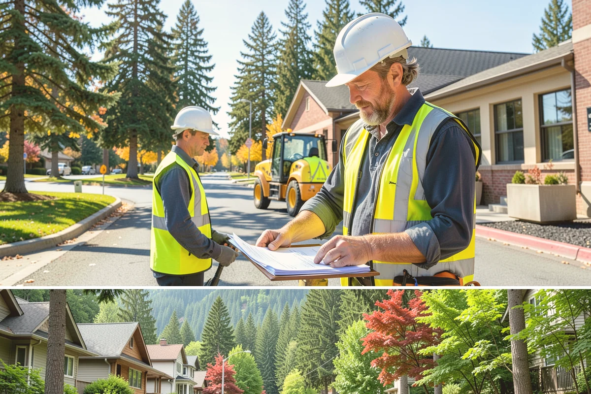 Poured-in-Place Surfacing in Darrington, Snohomish County, WA - Poured-in-place surfacing requires dry, moderate temperatures to cure properly, so installation is scheduled for the summer...