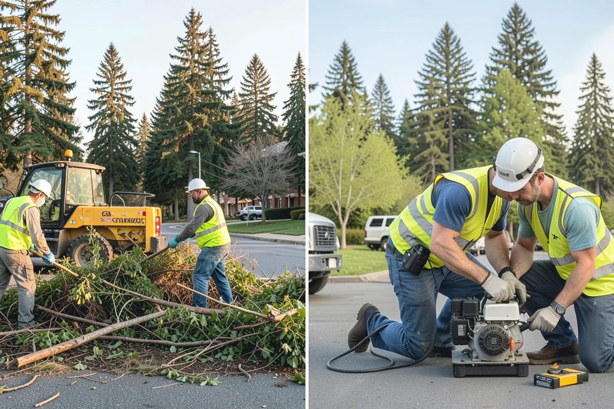 Poured-in-Place Surfacing in Des Moines, King County, WA - Prepare and compact the sub-base and confirm drainage