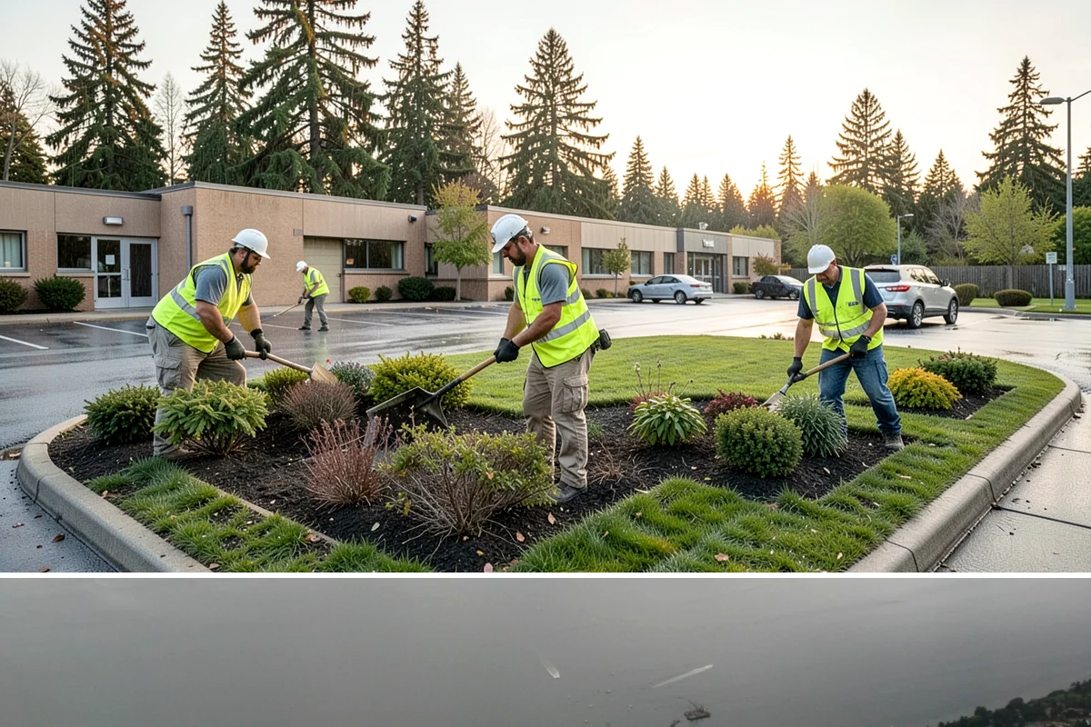 Poured-in-Place Surfacing in Des Moines, King County, WA - Poured-in-place surfacing requires dry, moderate temperatures to cure properly, so installation is scheduled for the summer...
