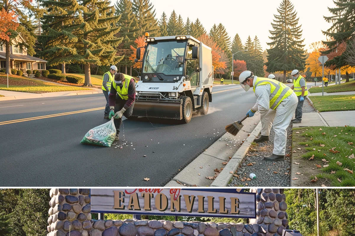 Poured-in-Place Surfacing in Eatonville, Pierce County, WA - Poured-in-place surfacing requires dry, moderate temperatures to cure properly, so installation is scheduled for the summer...