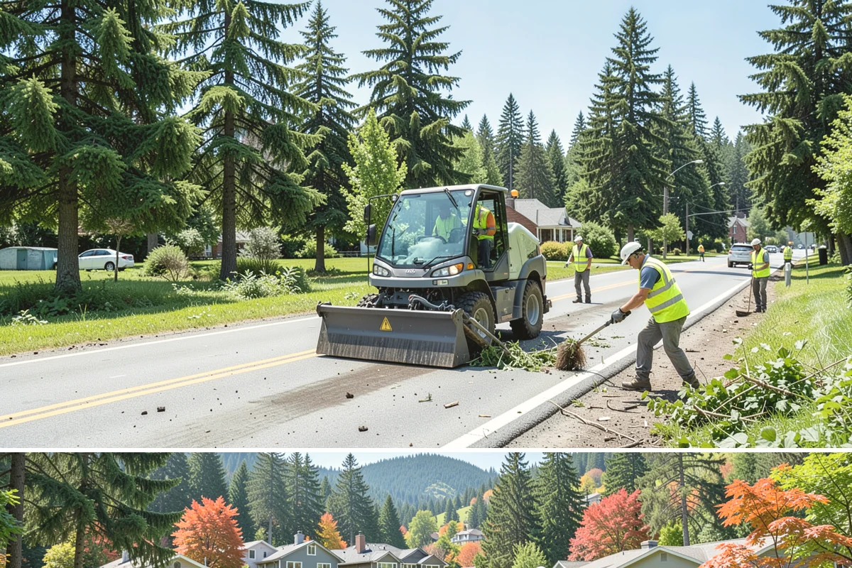 Poured-in-Place Surfacing in Fircrest, Pierce County, WA - Poured-in-place surfacing requires dry, moderate temperatures to cure properly, so installation is scheduled for the summer...