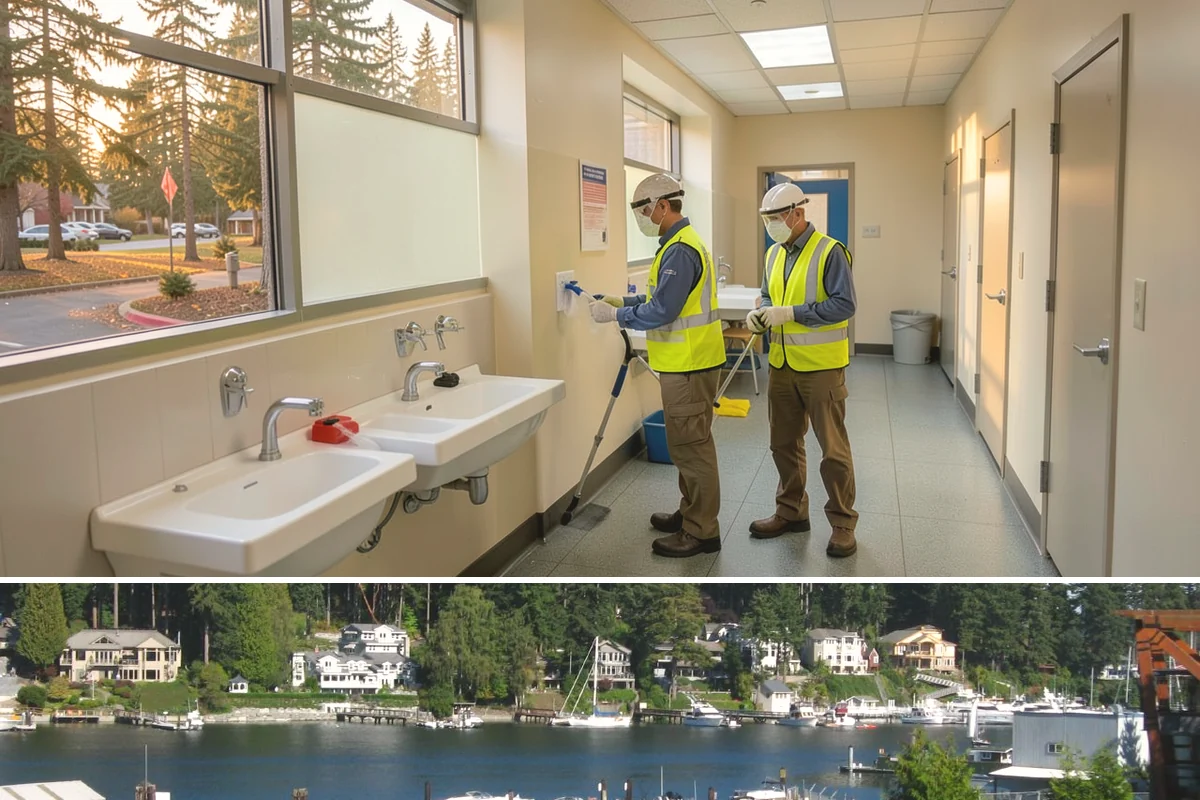 Poured-in-Place Surfacing in Gig Harbor, Pierce County, WA - Poured-in-place surfacing requires dry, moderate temperatures to cure properly, so installation is scheduled for the summer...