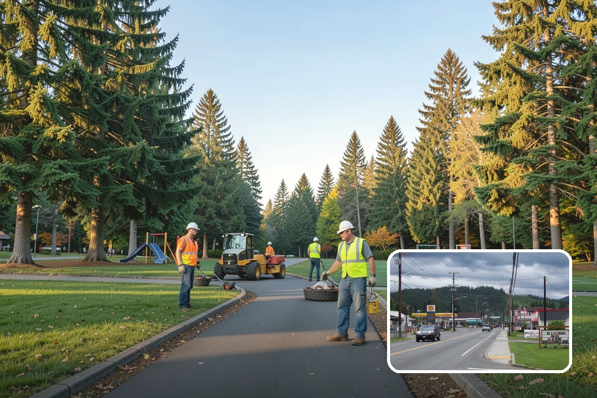 Poured-in-Place Surfacing in Granite Falls, Snohomish County, WA - Provides ADA-accessible, wheelchair-firm play surfacing
