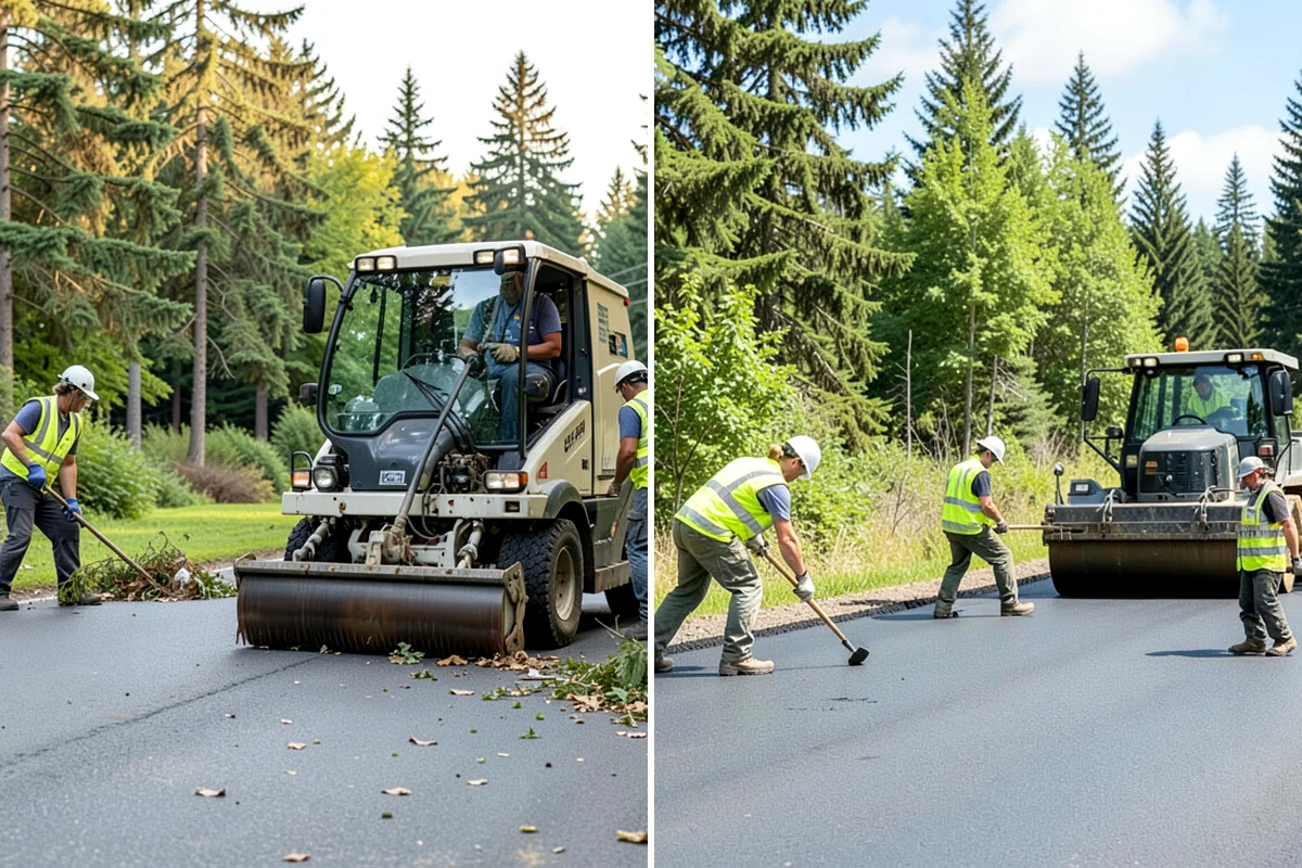 Poured-in-Place Surfacing in Kenmore, King County, WA - Prepare and compact the sub-base and confirm drainage