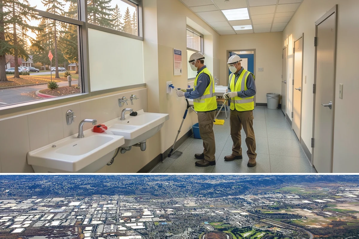 Poured-in-Place Surfacing in Kent, King County, WA - Poured-in-place surfacing requires dry, moderate temperatures to cure properly, so installation is scheduled for the summer...