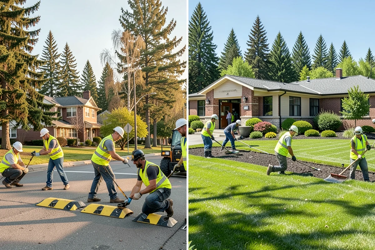 Poured-in-Place Surfacing in Lyman, Skagit County, WA - Prepare and compact the sub-base and confirm drainage