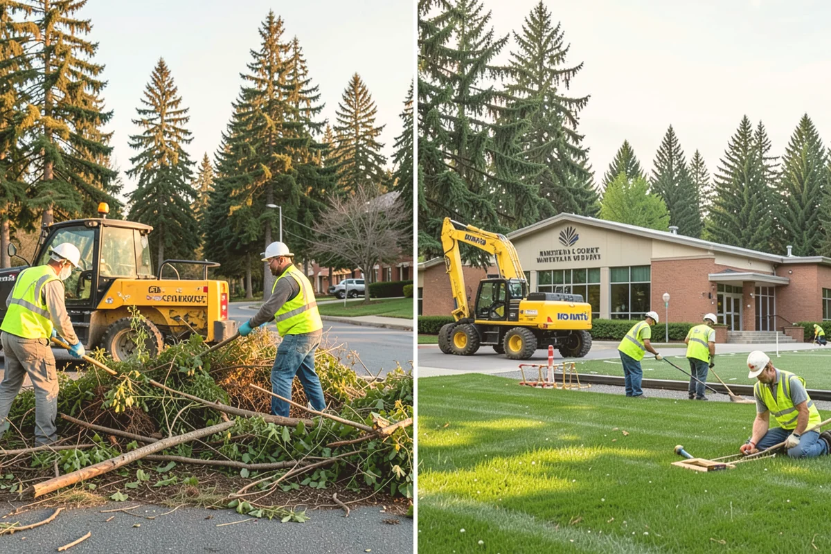 Poured-in-Place Surfacing in Lynnwood, Snohomish County, WA - Prepare and compact the sub-base and confirm drainage
