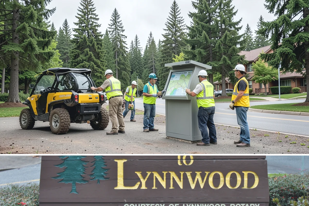 Poured-in-Place Surfacing in Lynnwood, Snohomish County, WA - Poured-in-place surfacing requires dry, moderate temperatures to cure properly, so installation is scheduled for the summer...