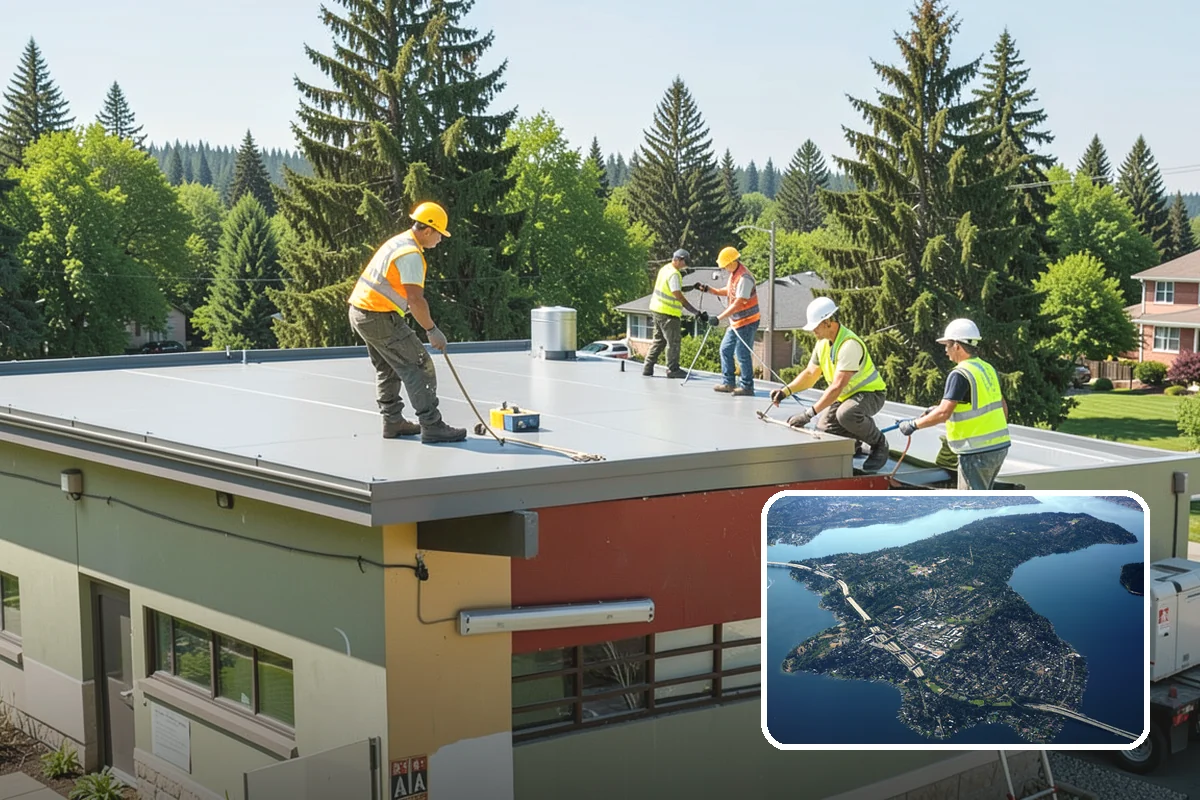 Poured-in-Place Surfacing in Mercer Island, King County, WA - Provides ADA-accessible, wheelchair-firm play surfacing