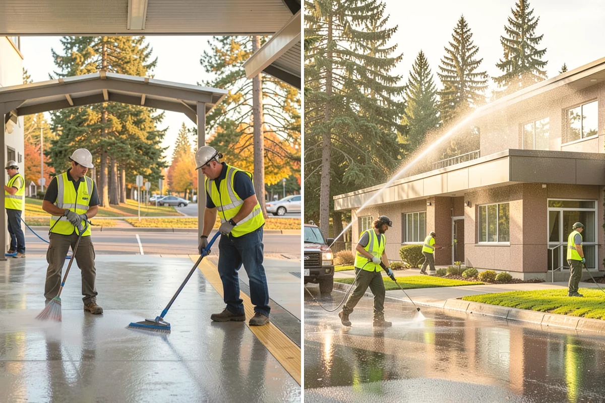 Poured-in-Place Surfacing in Mill Creek, Snohomish County, WA - Prepare and compact the sub-base and confirm drainage