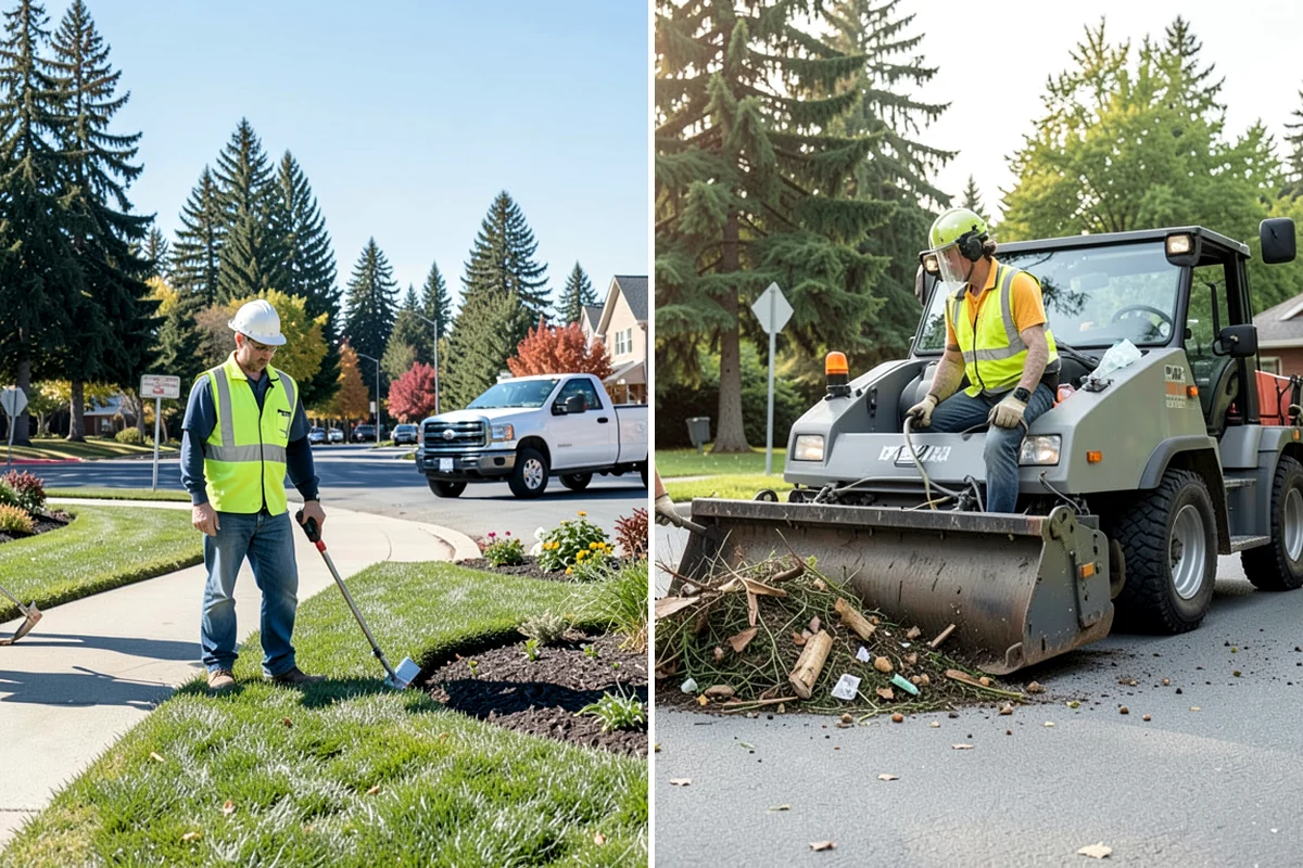 Poured-in-Place Surfacing in Pacific, King County, WA - Prepare and compact the sub-base and confirm drainage