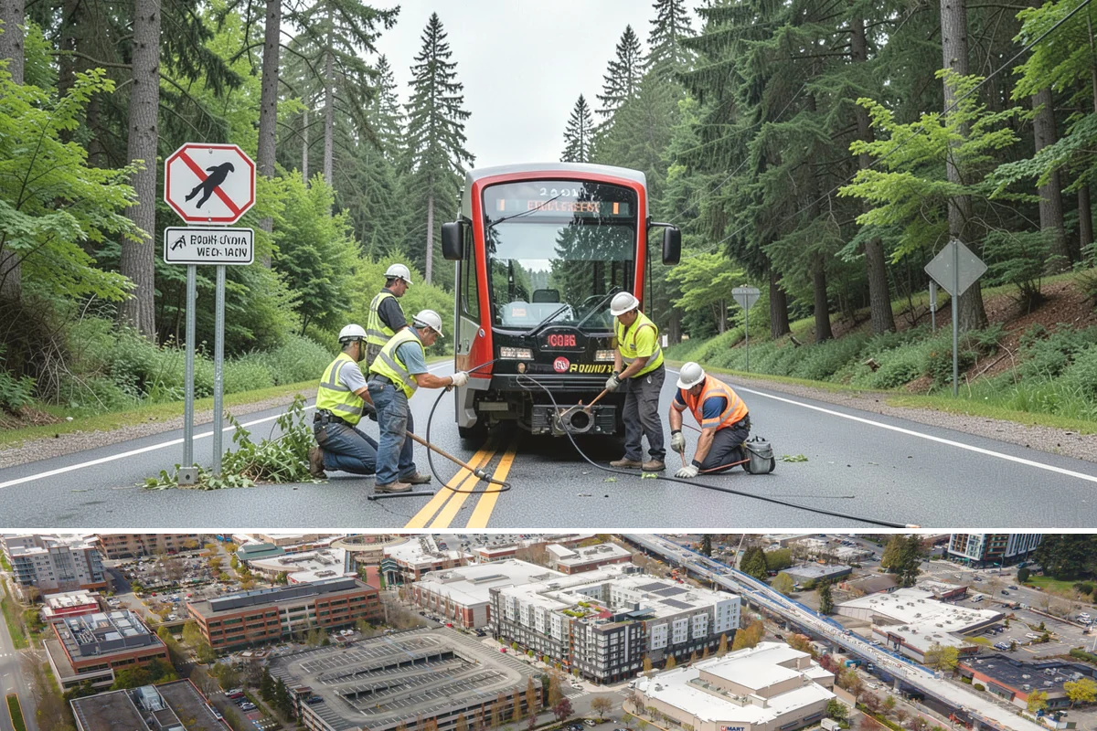 Poured-in-Place Surfacing in Redmond, King County, WA - Poured-in-place surfacing requires dry, moderate temperatures to cure properly, so installation is scheduled for the summer...