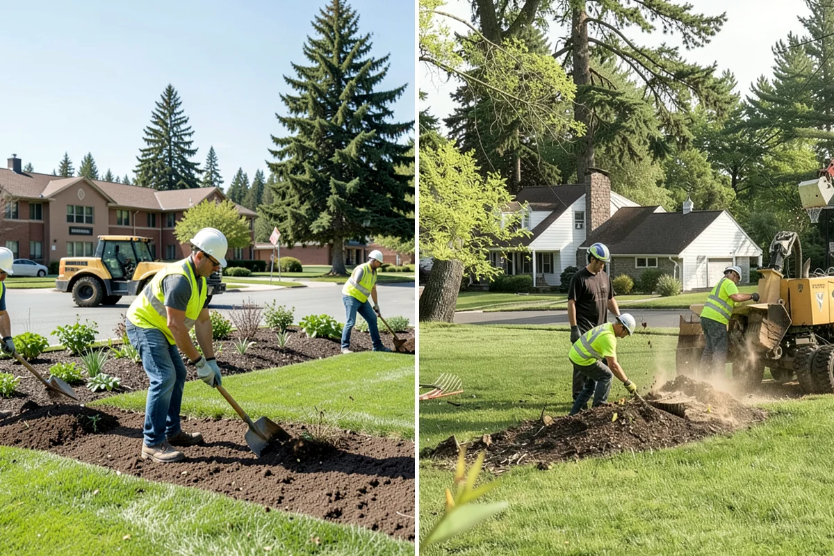 Poured-in-Place Surfacing in Seattle, King County, WA - Prepare and compact the sub-base and confirm drainage