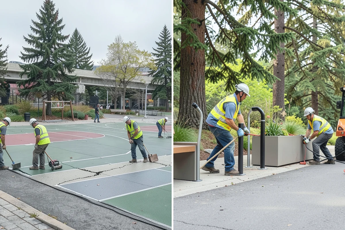 Poured-in-Place Surfacing in Skykomish, King County, WA - Prepare and compact the sub-base and confirm drainage