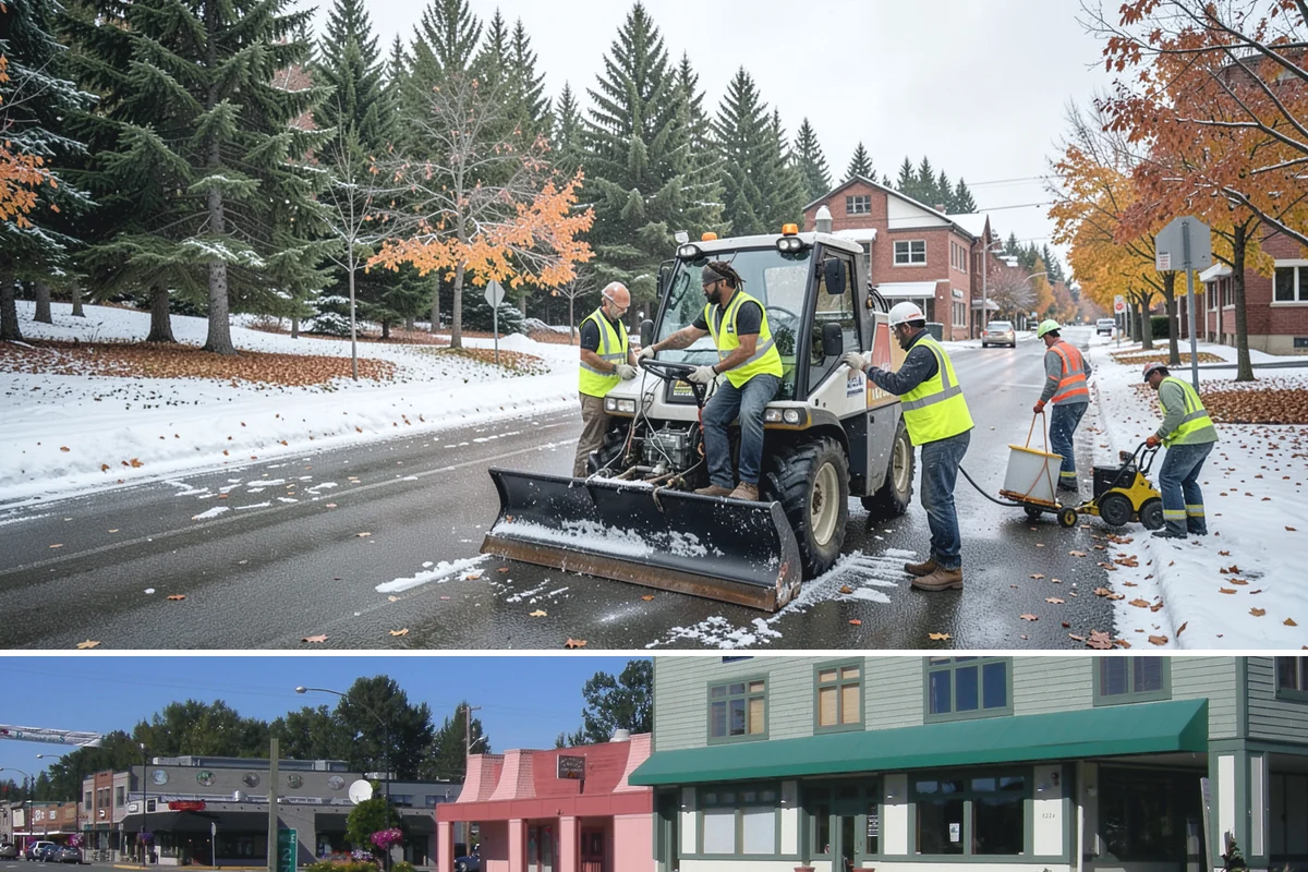 Poured-in-Place Surfacing in Snoqualmie, King County, WA - Poured-in-place surfacing requires dry, moderate temperatures to cure properly, so installation is scheduled for the summer...