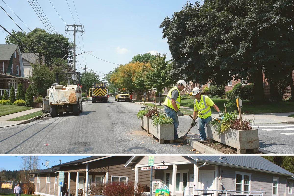 Poured-in-Place Surfacing in South Prairie, Pierce County, WA - Poured-in-place surfacing requires dry, moderate temperatures to cure properly, so installation is scheduled for the summer...