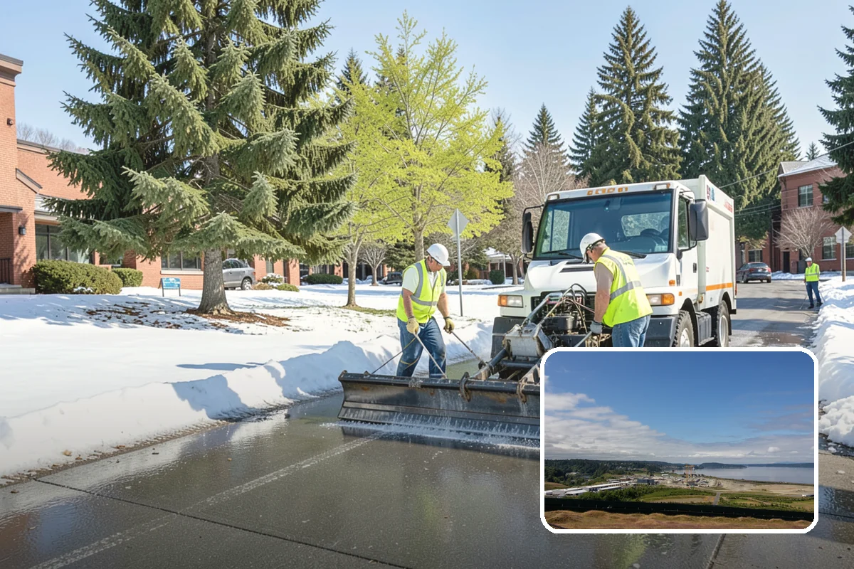 Poured-in-Place Surfacing in University Place, Pierce County, WA - Provides ADA-accessible, wheelchair-firm play surfacing