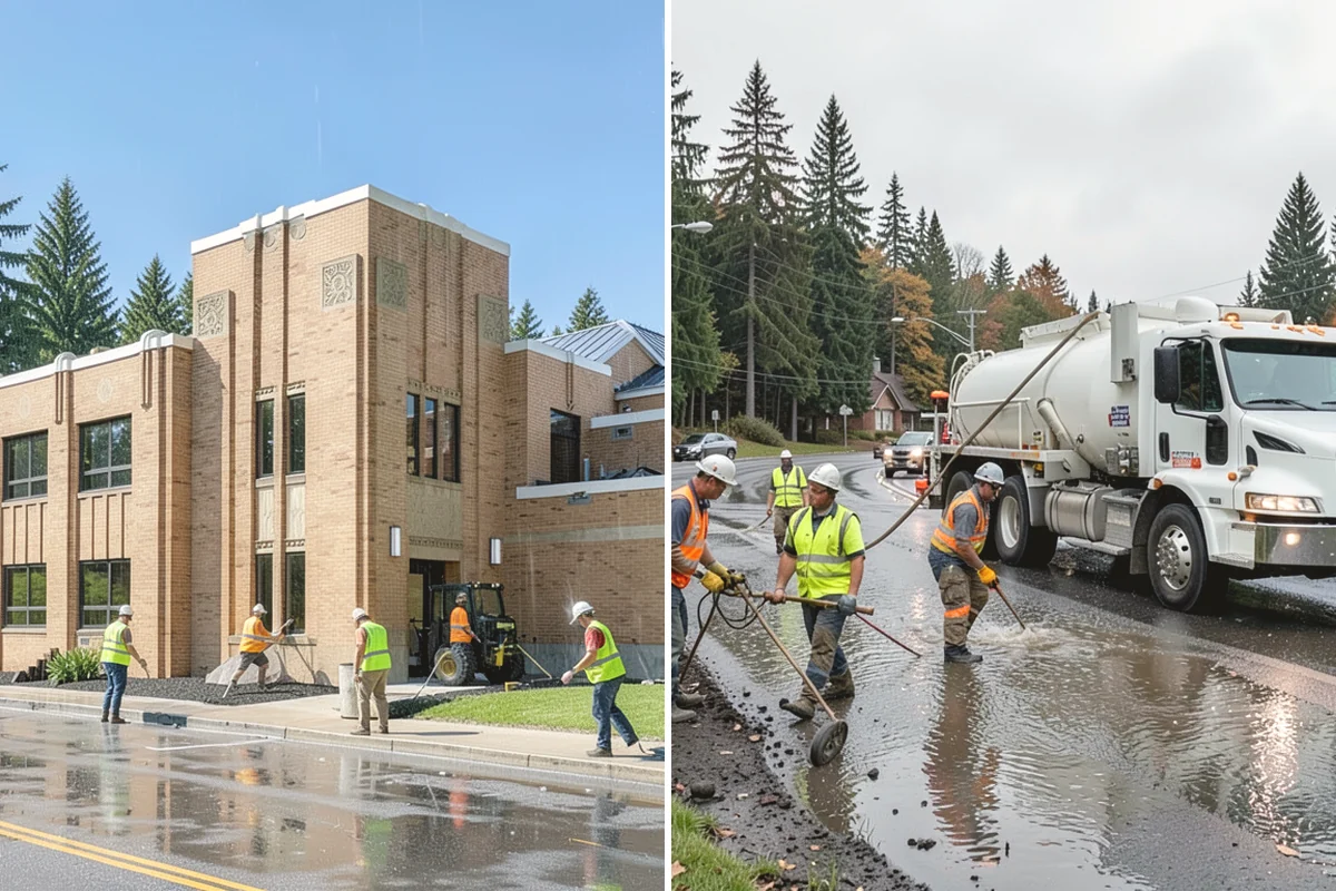 Poured-in-Place Surfacing in University Place, Pierce County, WA - Prepare and compact the sub-base and confirm drainage