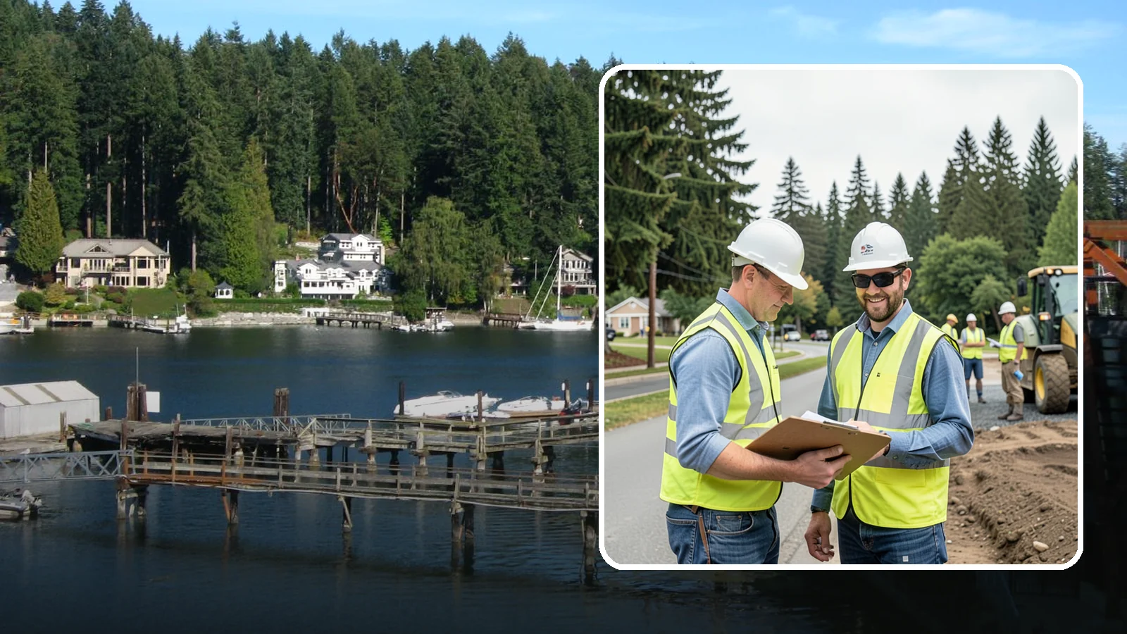 Prevailing Wage Projects in Gig Harbor, Pierce County, WA - Public works delivery in full compliance with Washington prevailing wage law under RCW 39.12.
