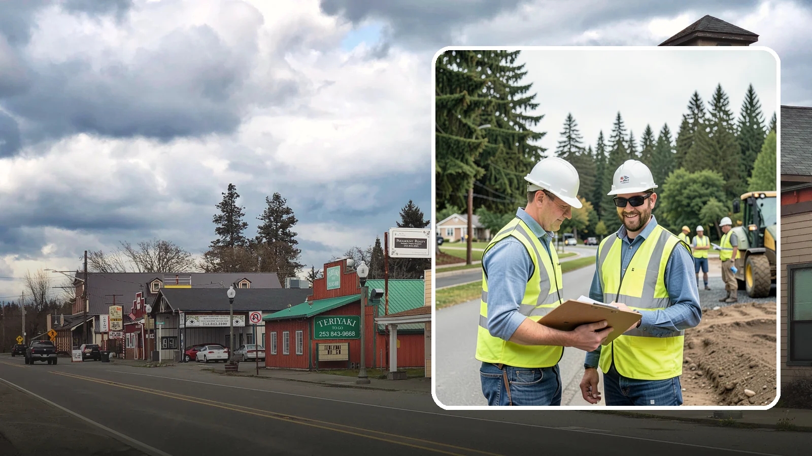 Prevailing Wage Projects in Roy, Pierce County, WA - Public works delivery in full compliance with Washington prevailing wage law under RCW 39.12.