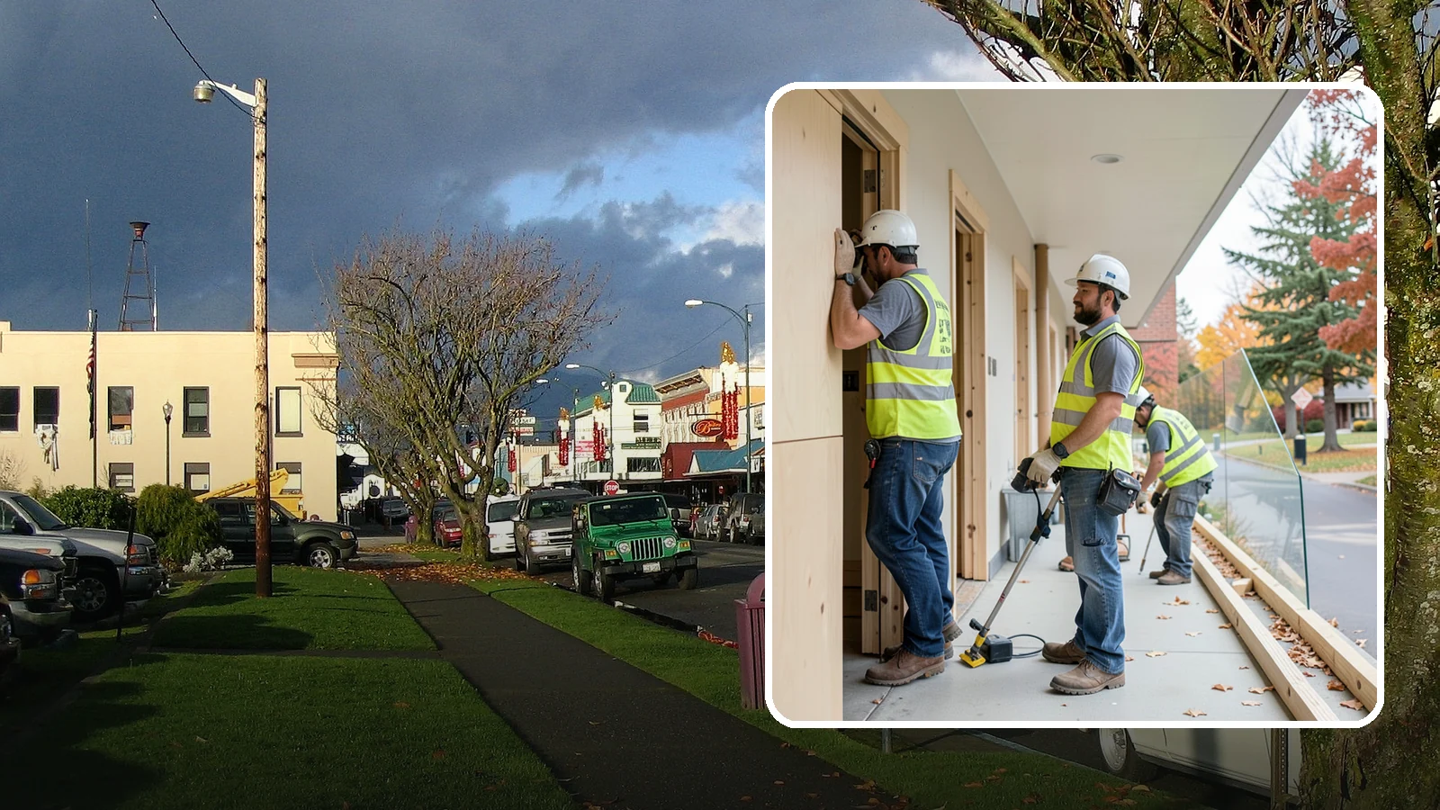 Public Building Carpentry in Arlington, Snohomish County, WA - Rough and finish carpentry for public buildings, from framing repairs to trim and casework.