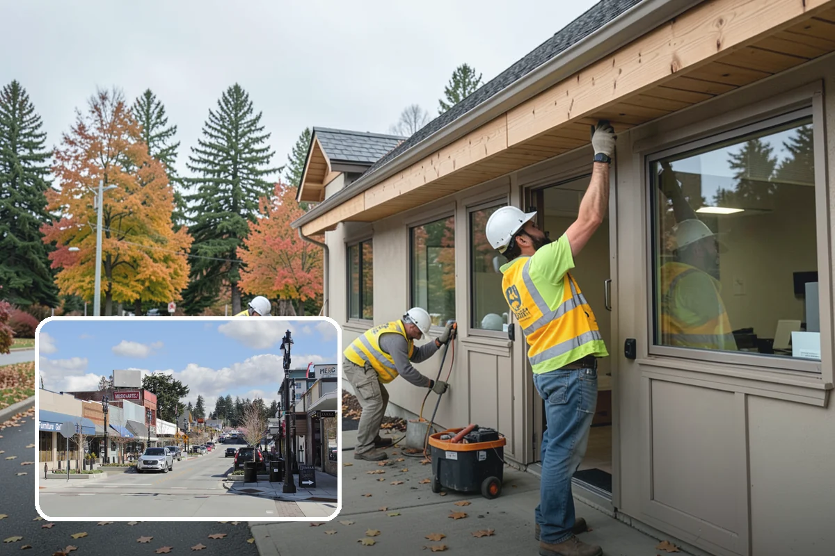 Public Building Carpentry in Bothell, King County, WA - One crew for framing, doors, trim, and casework