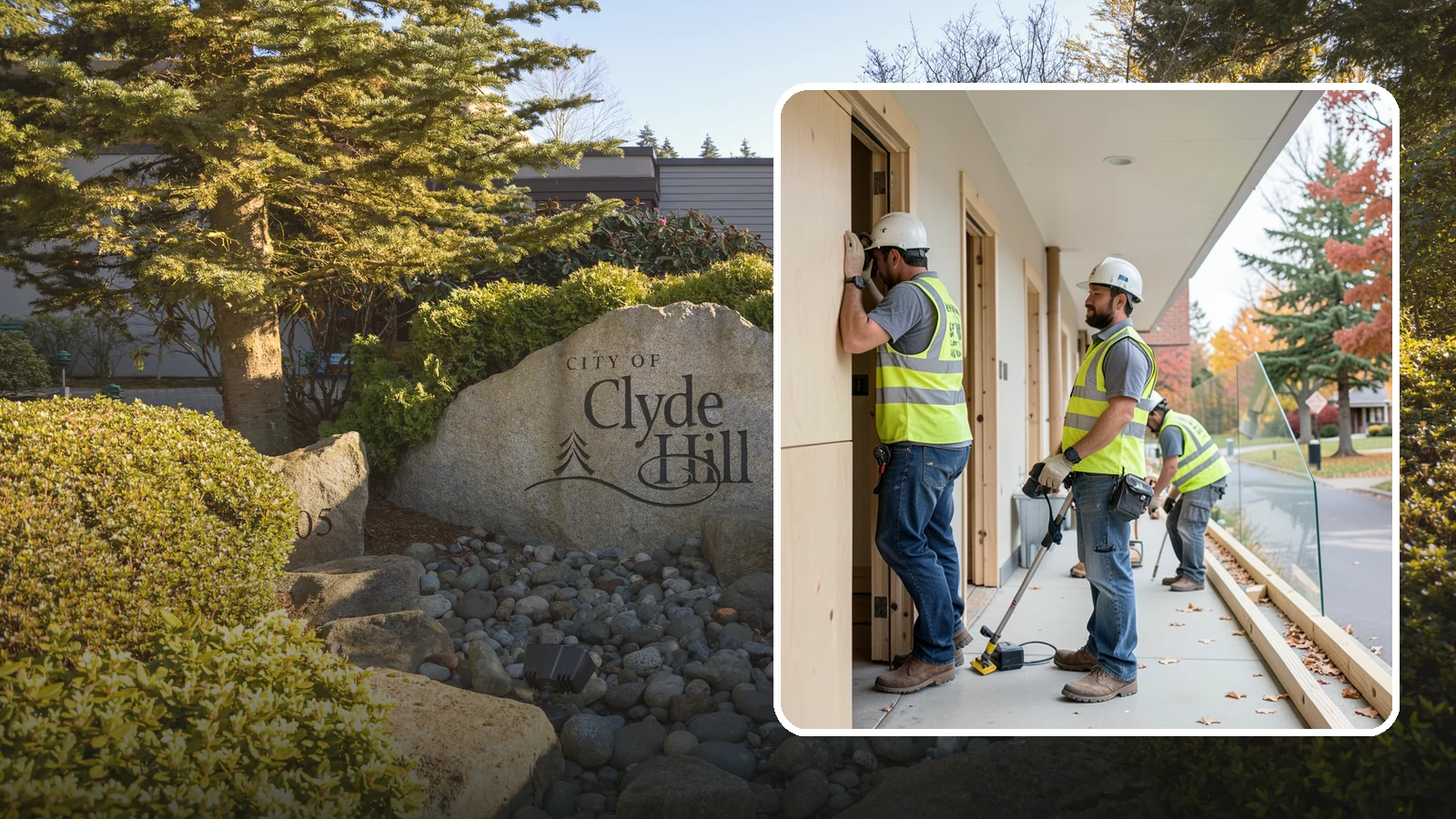 Public Building Carpentry in Clyde Hill, King County, WA - Rough and finish carpentry for public buildings, from framing repairs to trim and casework.