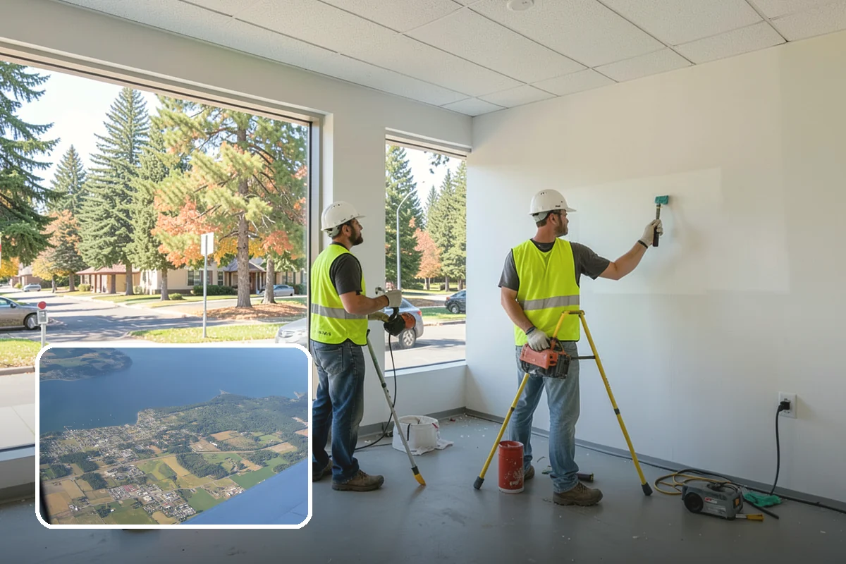 Public Building Carpentry in Coupeville, Island County, WA - One crew for framing, doors, trim, and casework