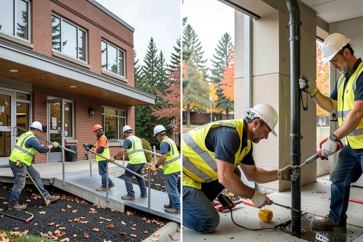 Public Building Carpentry in DuPont, Pierce County, WA - Walk the space and confirm scope with facilities staff