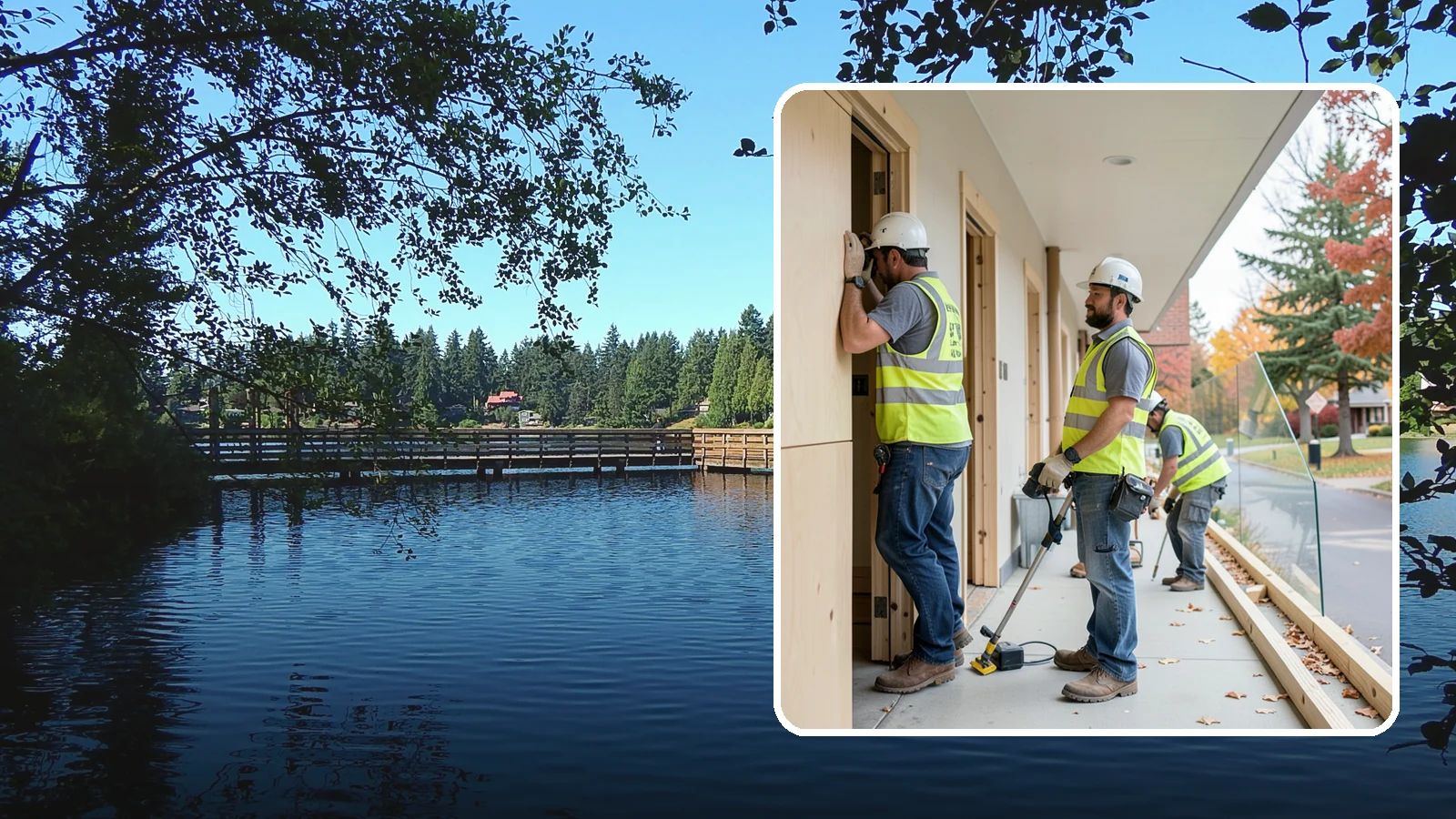 Public Building Carpentry in Federal Way, King County, WA - Rough and finish carpentry for public buildings, from framing repairs to trim and casework.
