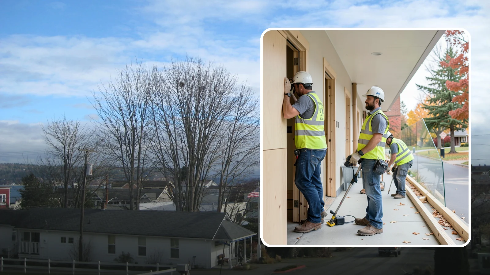 Public Building Carpentry in Langley, Island County, WA - Rough and finish carpentry for public buildings, from framing repairs to trim and casework.