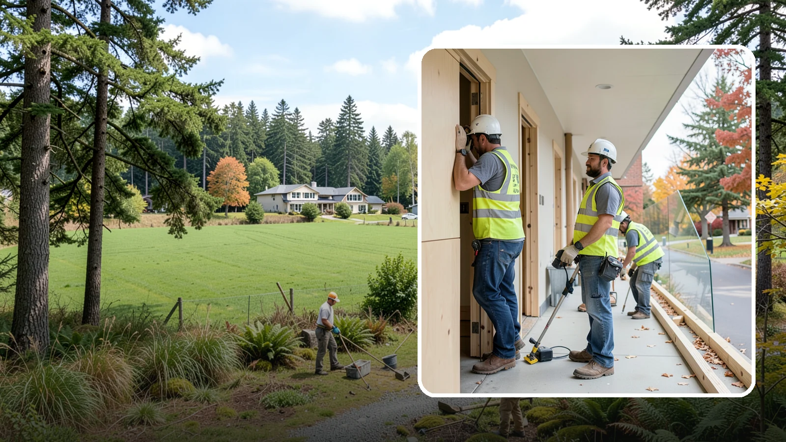 Public Building Carpentry in Lyman, Skagit County, WA - Rough and finish carpentry for public buildings, from framing repairs to trim and casework.