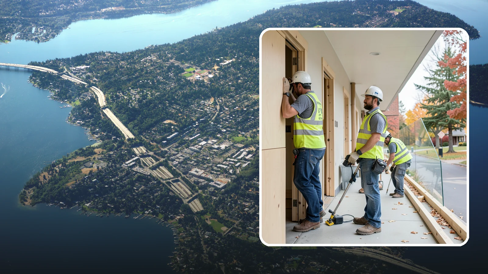 Public Building Carpentry in Mercer Island, King County, WA - Rough and finish carpentry for public buildings, from framing repairs to trim and casework.