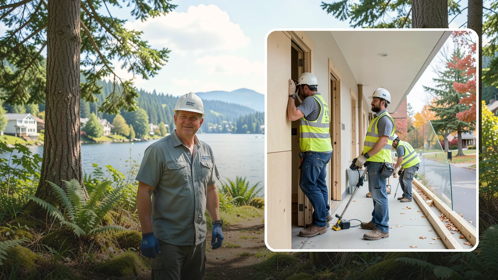 Public Building Carpentry in Milton, King County, WA - Rough and finish carpentry for public buildings, from framing repairs to trim and casework.