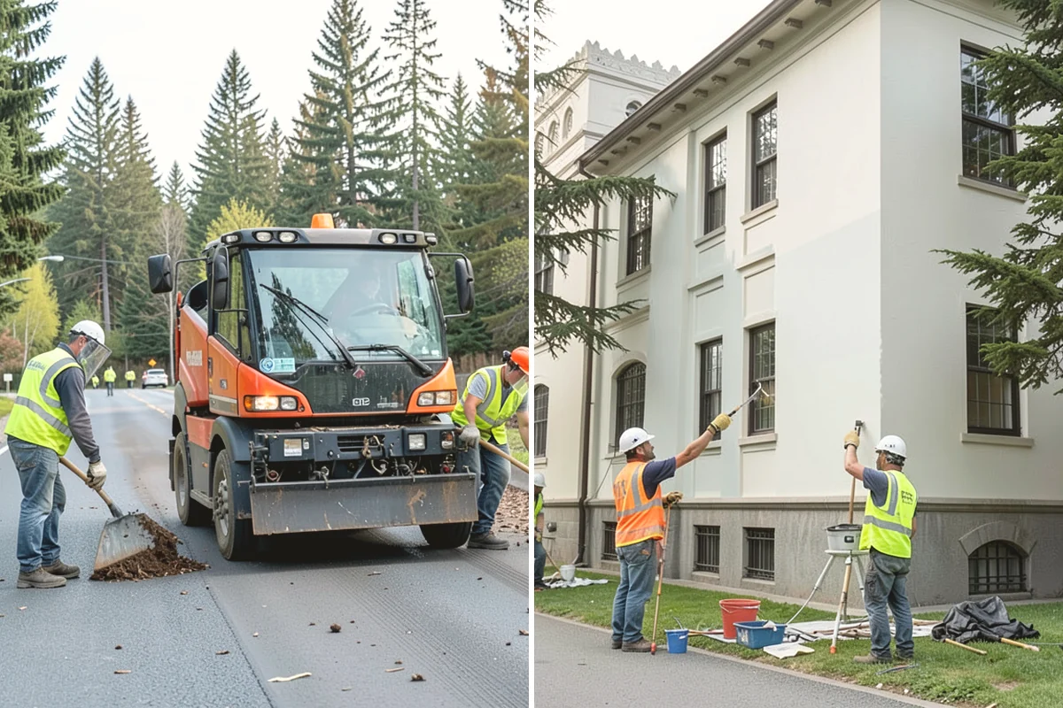 Public Building Carpentry in Monroe, Snohomish County, WA - Walk the space and confirm scope with facilities staff