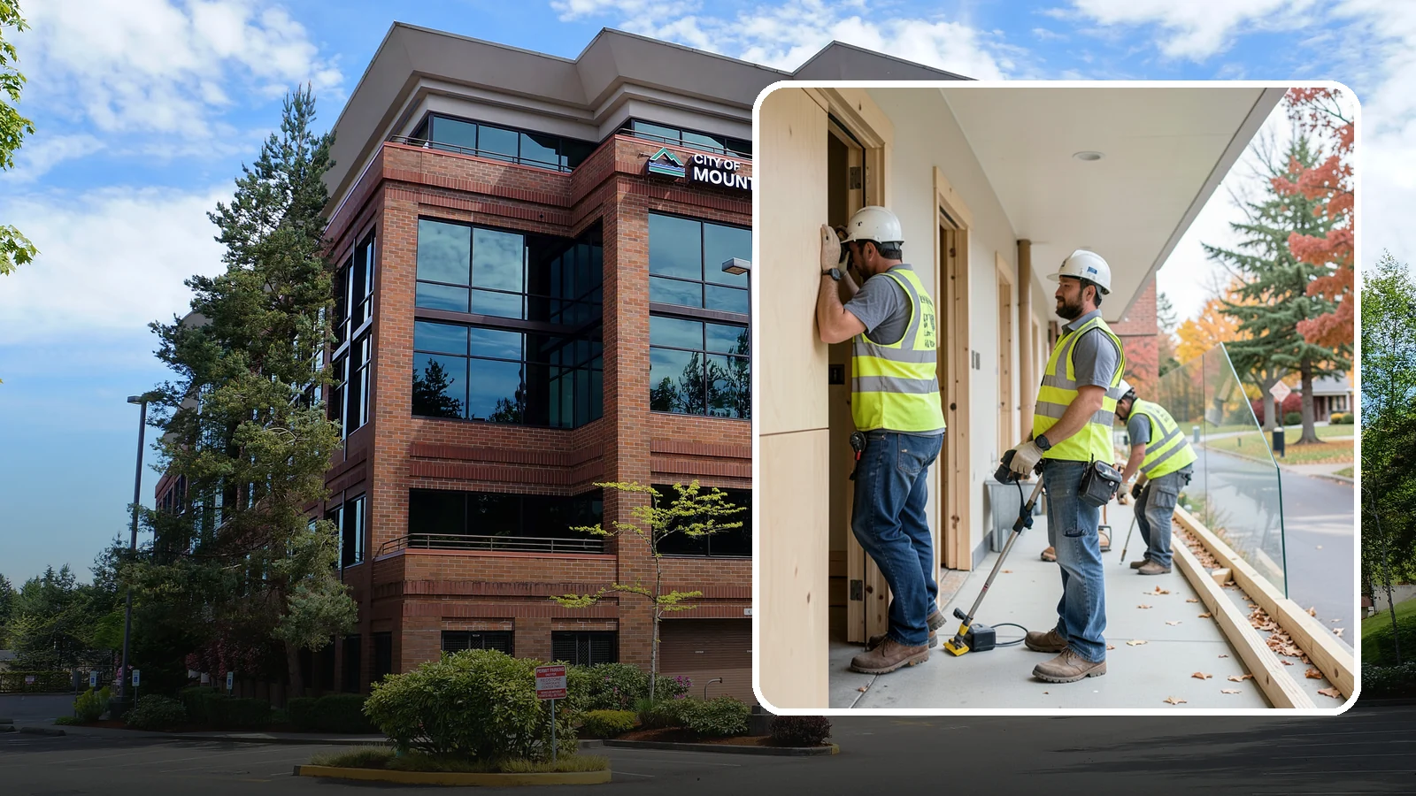 Public Building Carpentry in Mountlake Terrace, Snohomish County, WA - Rough and finish carpentry for public buildings, from framing repairs to trim and casework.