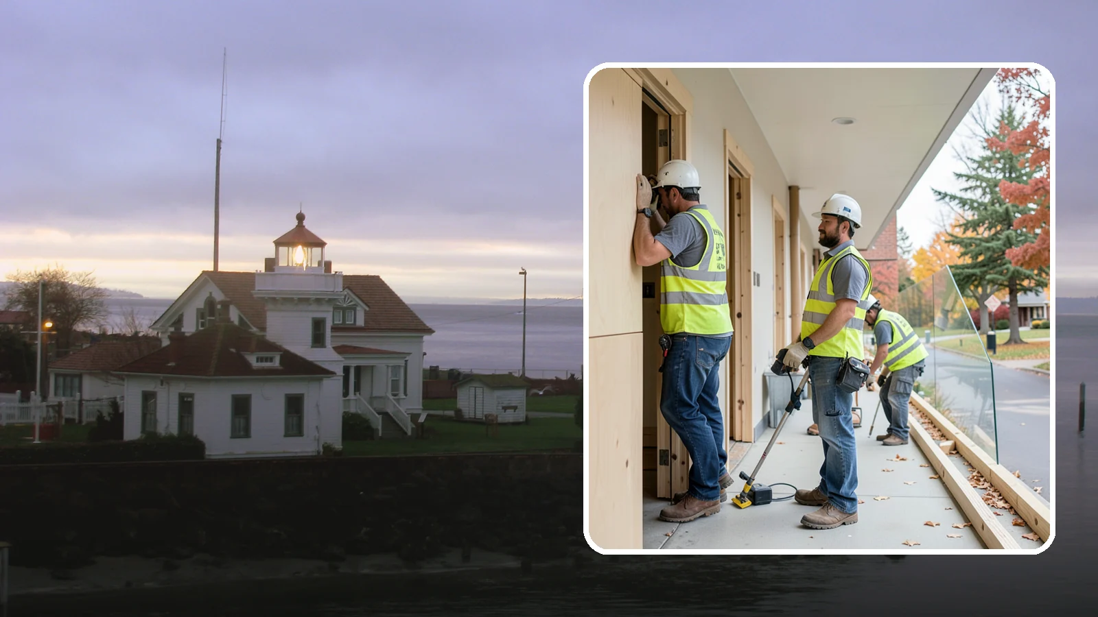 Public Building Carpentry in Mukilteo, Snohomish County, WA - Rough and finish carpentry for public buildings, from framing repairs to trim and casework.