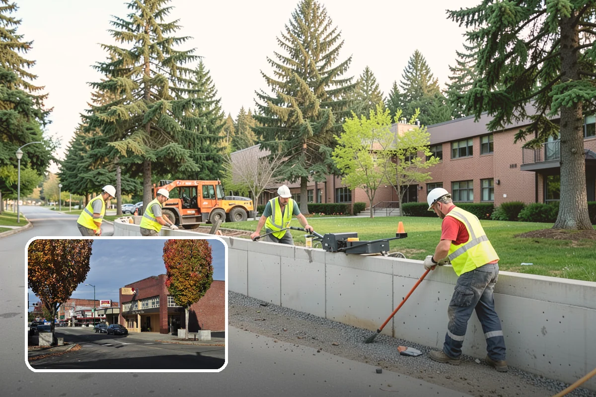 Public Building Carpentry in Puyallup, Pierce County, WA - One crew for framing, doors, trim, and casework