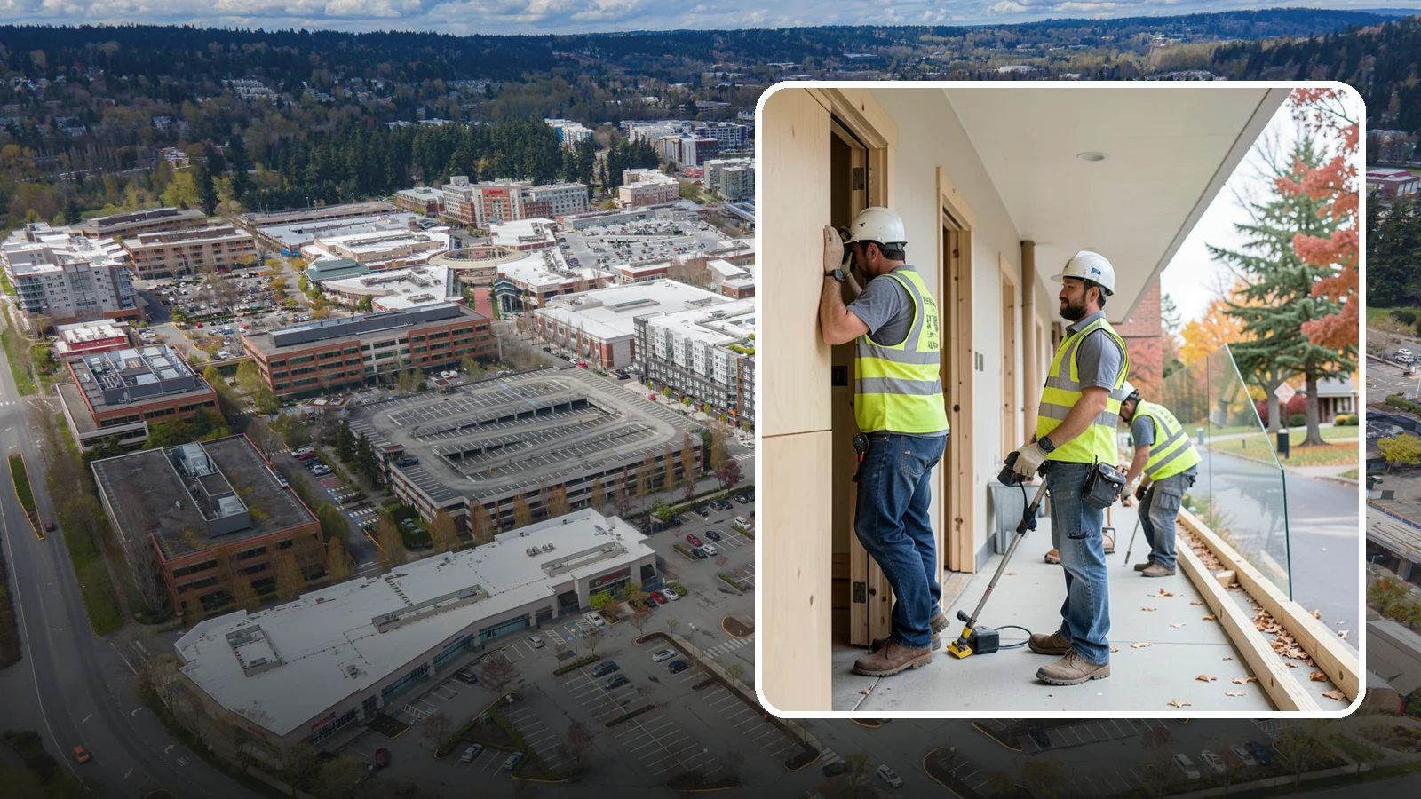 Public Building Carpentry in Redmond, King County, WA - Rough and finish carpentry for public buildings, from framing repairs to trim and casework.