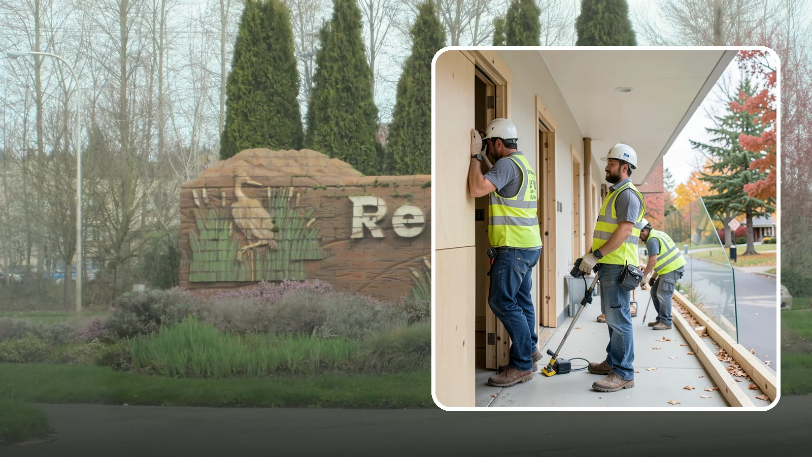 Public Building Carpentry in Renton, King County, WA - Rough and finish carpentry for public buildings, from framing repairs to trim and casework.