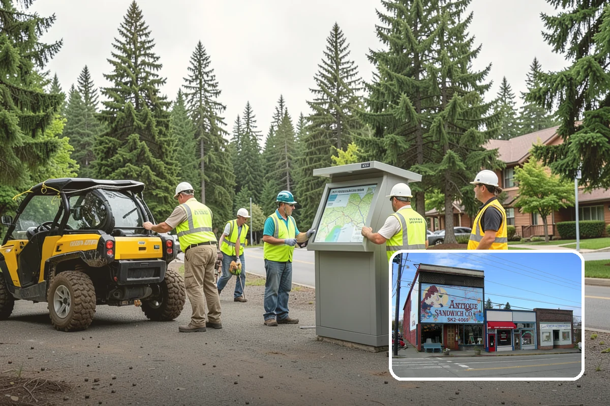 Public Building Carpentry in Ruston, Pierce County, WA - One crew for framing, doors, trim, and casework