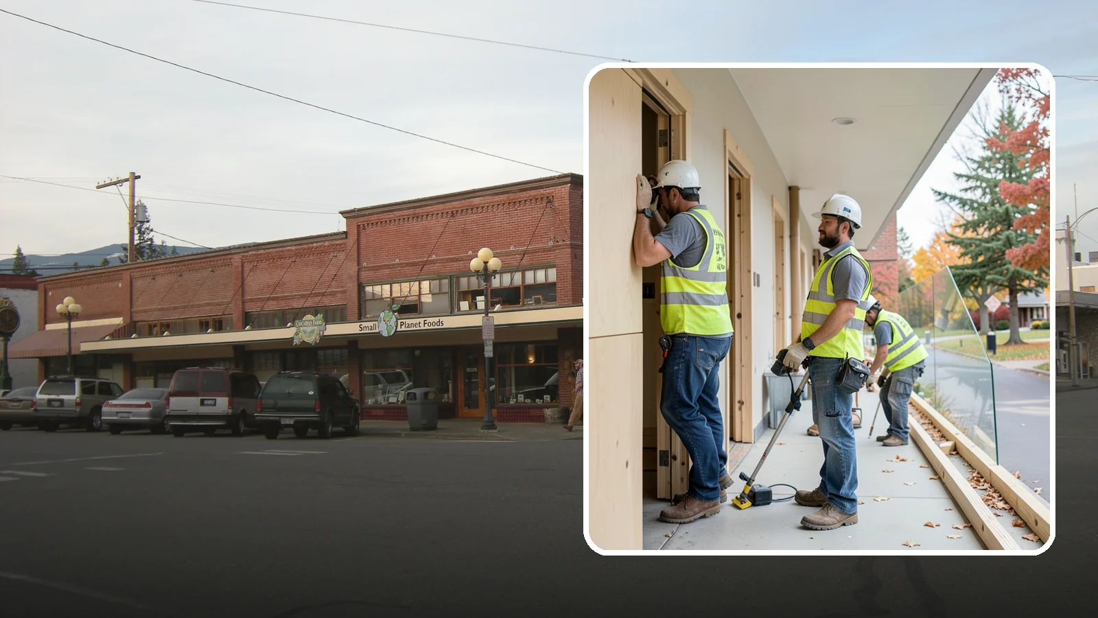 Public Building Carpentry in Sedro-Woolley, Skagit County, WA - Rough and finish carpentry for public buildings, from framing repairs to trim and casework.